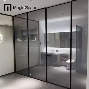 Cloison de Bureau Stratifié Intelligent Bent Glass Interlayer Switchable Intelligent Dimmable Electronic <span class=keywords><strong>Magic</strong></span> Curved Glass - Product Image 1