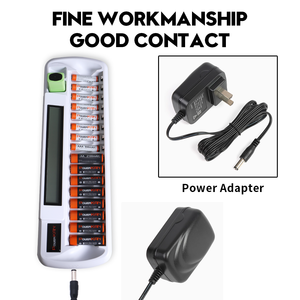 Caricabatteria ni-mh caricabatterie intelligente ZN1681C 1.2V 9v DC bianco Limno2 <span class=keywords><strong>carica</strong></span> <span class=keywords><strong>batteria</strong></span> <span class=keywords><strong>carica</strong></span> luminosa Usb 12 <span class=keywords><strong>Volt</strong></span> CE FCC ROHS PSE - Product Image 5