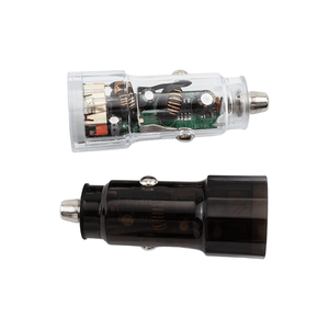 Visible Circle Electric Fast Car Charger QC 3,0 PD 20 W <span class=keywords><strong>2</strong></span> puertos Cargadores de coche Teléfono móvil - Product Image 6