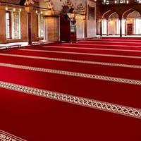 Tapis mural de prière de style turc pour mosquée, fourni directement par l'usine, idéal pour les projets de rénovation de mosquées et les églises musulmanes