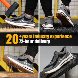 Zapatos de seguridad industrial GUYISA, zapatos de seguridad ligeros y transpirables con punta de acero, zapatos de seguridad industrial para trabajadores - Product Image 2