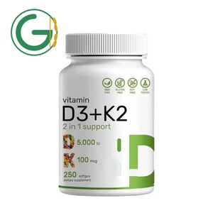 Capsule di Vitamina D3 e K2 Naturali, Ingredienti Premium per Nutrizione Bilanciata e Benessere - Product Image 1