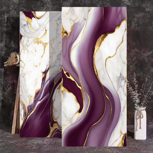 Piastrelle <span class=keywords><strong>in</strong></span> Porcellana di Lusso Leggero 600x1200 <span class=keywords><strong>Design</strong></span> Moderno Effetto <span class=keywords><strong>Marmo</strong></span> per Interni di Appartamenti - Product Image 1