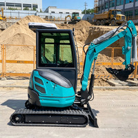 Miniexcavadora para Recuperación de Terrenos Forestales, Venta Directa de Fábrica, con Toldo y Excavadora de Orugas