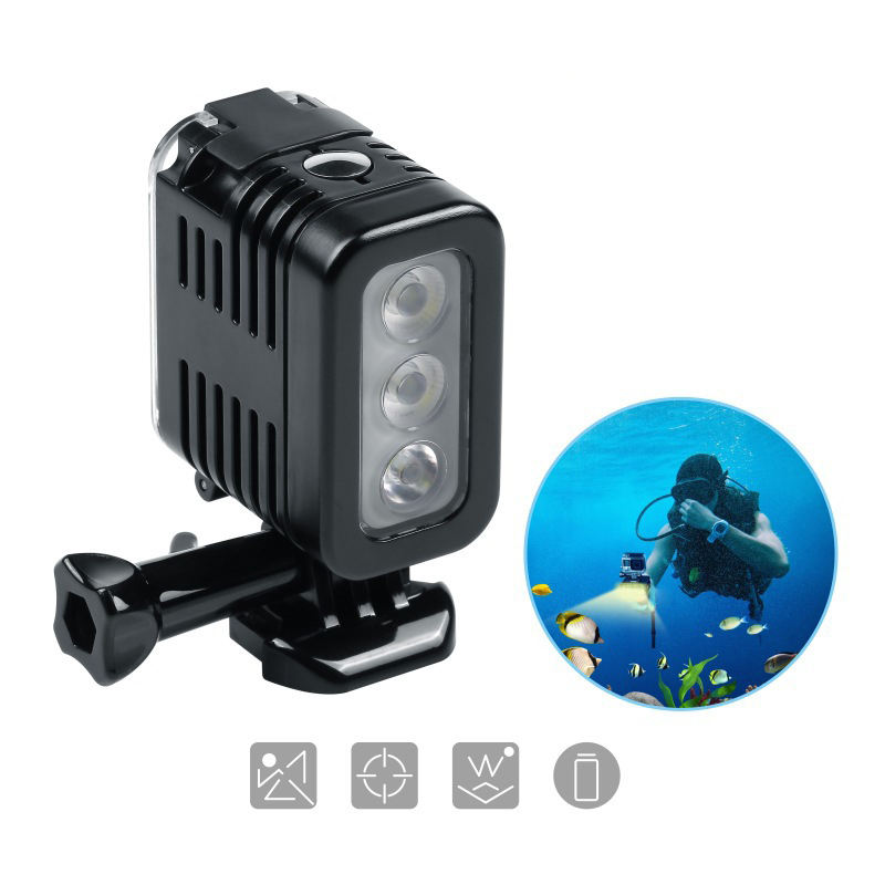 Hongdak Professional Underwater Diving Flashlights Outdoor High Lumen Waterproof Led Dive Lamp Light for Dive Go Pro Accessories