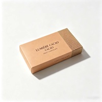 Boîte à chocolat sur mesure, fabrication directe d'usine, emballage en carton de luxe 350 g/m² avec estampage or premium et impression UV offset