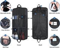 Sac de rangement pour vêtements sur mesure, sac de voyage robuste pour hommes et femmes avec boucles