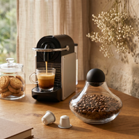 Bouteilles en verre avec pulvérisateur à pompe pour test d'arômes de café, huiles essentielles, thé, parfum, estampage à chaud, testeur d'odeurs WANJING
