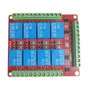 8-Kanal-Relay-Modul hohe/niedrige Auslöser-Level bidirektionaler Optokuppler 5V/12V/24V