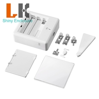 Boîtier de commutation en plastique ABS 60*63*21.2mm pour détecteur intelligent de température et d'humidité à écran numérique