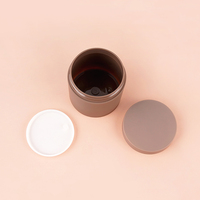 Pot en plastique PET de 200 g pour crème, finition mate, pour beurre corporel, conteneur à large ouverture pour soins de la peau, pot pour crème pour le visage avec couvercle mat