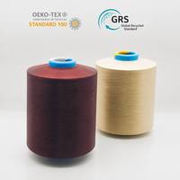 Fil 100% Nylon DTY anti-boulochage et anti-bactérien pour chaussettes tricotées à la main avec torsion de couleur teinte