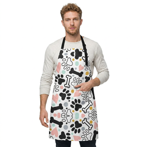 Heavy Duty Canvas <b>BBQ</b> <b>Aprons</b> with Multiple Pockets, Adjustable Cotton Straps, Ideal for Grilling Outdoors Cotton <b>Apron</b> - Product Image 1