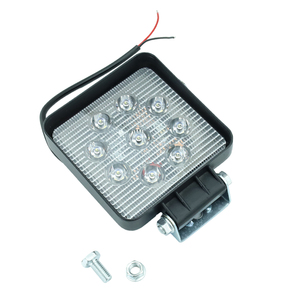Faro a LED per carrelli elevatori, gruppo ottico quadrato a 9 chip 10V-80V 6000K, luce da lavoro bianca brillante adatta per Hangcha HELI Toyota - Product Image 1