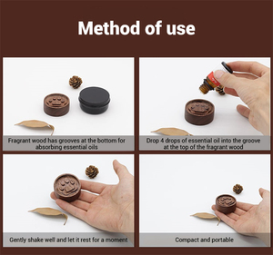 ไม้กระจายน้ำมันหอมระเหยแบบพาสซีฟสำหรับน้ำมันหอมระเหยขนาดเล็กงานไม้ทรงกลมงานตามสั่ง - Product Image 6