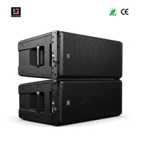 Système de sonorisation professionnel HDL50 Active Stage Speaker, double enceinte colonne 12 pouces, amplificateur classe D.