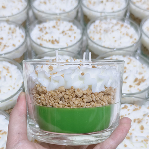 Nến thơm hình món tráng miệng, sáp đậu nành, 3 tim, quà tặng độc đáo, trang trí nhà cửa, quà cưới, quà sinh nhật, quà nghỉ hưu - Product Image 3