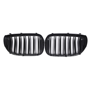 Rejilla de entrada de aire frontal de doble línea en negro brillante para BMW Serie 7 G11 G12, para actualización de parachoques. - Product Image 3