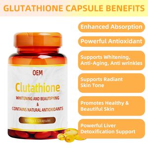 <span class=keywords><strong>C</strong></span>ápsulas Blanqueadoras de Glutatión, Colágeno en <span class=keywords><strong>C</strong></span>ápsulas Blandas, Vitamina <span class=keywords><strong>C</strong></span> 30000, Píldoras Blanqueadoras de Piel 1000mg, Marca Privada - Product Image 1