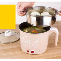 Mini cuiseur à vapeur pour aliments dim sum, multifonction pour étudiant, mini cuiseur à riz électrique/cuiseur à nouilles électrique coréen