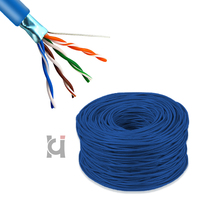 Nuevo Cable de Red LAN Cat5e de Alta Calidad, 305 Metros, 25 AWG, UTP/FTP, Revestimiento de PVC, Personalizado 0.497+mm, Hecho de Cobre Puro