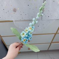 Premium Baumwoll-Häkel-Mischblumenstrauß - Handgefertigter Klassischer Stil Umweltfreundliche Langlebige Heimdekoration Chinesisches Neujahr