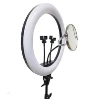 Lámpara circular de 18 pulgadas para estudio fotográfico, anillo de luz Led regulable para Selfie con soporte de trípode