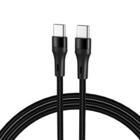 Véritable 1m V8 Charge Rapide Type-c PD Câble USB 60W 3A Transfert de Données Veste en Nylon 5pin Micro pour IOS Téléphones Mobiles Ordinateurs Portables