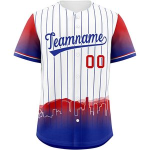 Custom <b>Baseball</b> Jersey Unisex Adult Personalized Name Number Sublimated Breathable Sport Apparel - Product Image 1