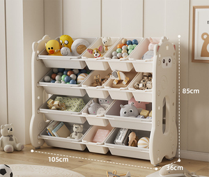 Date Enfants Alpaga Bibliothèque En Plastique Bébé Jouet Rack Voiture Maternelle Petite Étagère De Stockage pour Enfants Salle De Jeux - Product Image 5