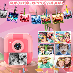 M8 Kids Instant Print <b>Camera</b> 48MP 1080P HD Video Selfie Toy <b>Camera</b> Support 32GB Card Inkless Paper <b>Printing</b> Gift for Age 3-12 - Product Image 6