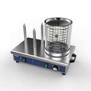 Penghangat Roti Daya Tinggi 520W untuk Hot Dog, Mesin Panggang Hot Dog Listrik, Penghangat Roti Sosis 4 Buah, Pengukus Roti - Product Image 6