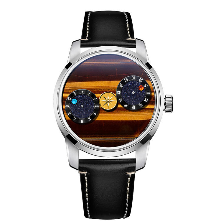 tiger-eyed stone dial