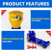 Nouvelle machine à granulés d'aliments pour volailles modèle 180, moteur diesel/essence, granulateur domestique 220V