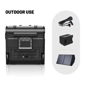 Réfrigérateur de voiture portable Alpicool U45 45L avec batterie détachable et panneau de commande LED, utilisable à la maison et en voiture - Product Image 3