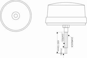 منتجات جديدة مقاومة للماء صفارة إنذار LED ضد السرقة - Product Image 6
