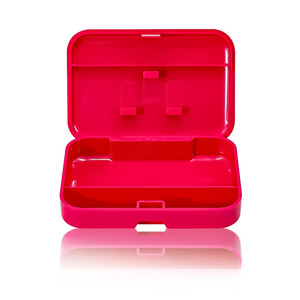 Plastic Tobacco <strong>Box</strong> <strong>Herb</strong> Storage Stash <strong>Box</strong> with Rolling Paper Holder Custom Logo Graphics Design Free Mockup Multiple Colors - Product Image 6