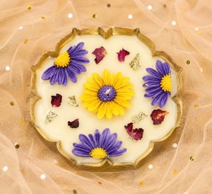Gold Handmade Scented <b>Candle</b> Elegant Soy Wax Decorative Home Accent for Holiday New Year Wedding Celebration <b>Gift</b> - Product Image 1