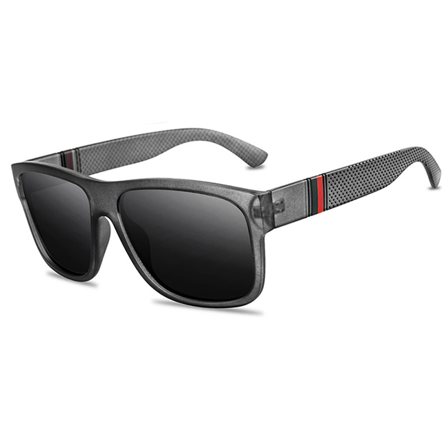 Polarized Sunglasses Square Polarized Classic Sunglasses Colorful PC Driving Shades with Tac Lenses Anti-Radiation Feature UV400