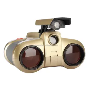 4x30 Plastic Folding Binoculars Telescope Night Vision Viewer Gift Toy Binoculars for Kids Outdoor