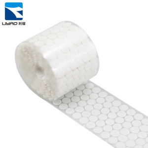 Personnalisé <span class=keywords><strong>abat</strong></span>-<span class=keywords><strong>jour</strong></span> rond carré robuste dos colle auto-adhésif crochet et boucle sangle magique/pièce de monnaie/points - Product Image 1