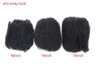 Cheveux Naturels Humains 100% Afro Kinky en Vrac FH – Cheveux à Tresser pour Dreadlocks, Réparation de Locs, Extensions de Dreadlocks, Twists, Tresses