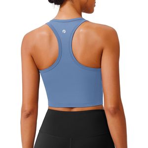 Sports <b>Bra</b> Racerback <b>Longline</b> Padded Yoga Workout Top Women Sweat Wicking Breathable Quick Dry Four Way Stretch - Product Image 1