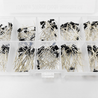 Kit de 200 diodes redresseuses de 10 tailles, de 1N4001 à 1N4007 et de 1N5817 à 1N5819, modèle StartK_50, autres applications