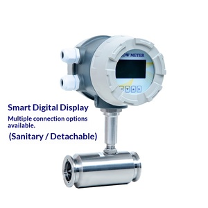 Liquid Turbine <b>Flow</b> <b>Meter</b> <b>Water</b> Oil Lubricating Oil Pulse/Current/RS485 Output 36-Month Warranty All-in-one Threaded Clamp - Product Image 4
