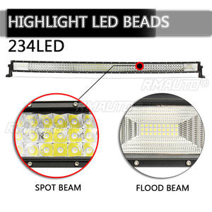 Barre lumineuse LED 52 pouces 702W 70200LM, feux de travail LED 12V 24V, faisceau combiné spot et large pour camion, tracteur, SUV, 4x4, 4WD, tout-terrain, barre lumineuse - Product Image 3