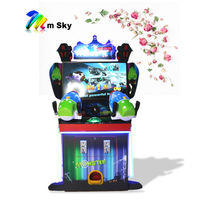 Máquina de Videojuegos de Disparos para Niños MSKY, Operada con Monedas, 2 Jugadores, Familiar, Certificación CE, Entretenimiento de Interior