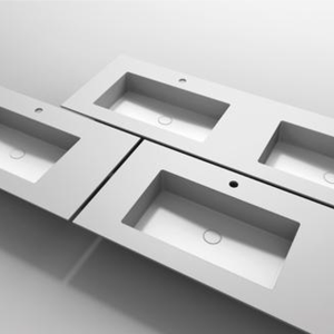 Bañera Ovalada Independiente de Superficie Sólida de Piedra Artificial Tradicional, Ecológica, para Uso en Villas y Apartamentos de Lujo, 1.6 m de Longitud - Product Image 1