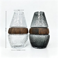 Vase haut de gamme Gia Tortoiseshell pour centres de table, décoration de mariage et vente en gros