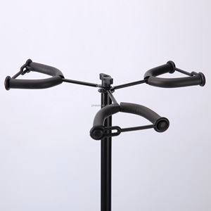 คาบัตปรับได้ขาตั้งคู่เหล็กไฟฟ้าหรืออะคูสติกที่ยึดกีตาร์สามหัว - Product Image 3